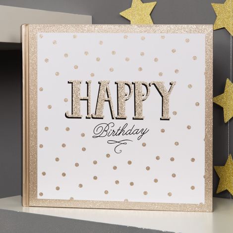 happy birthday scrapbook