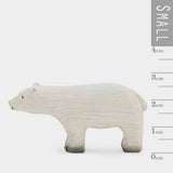 Small Wooden polar bear By East of India